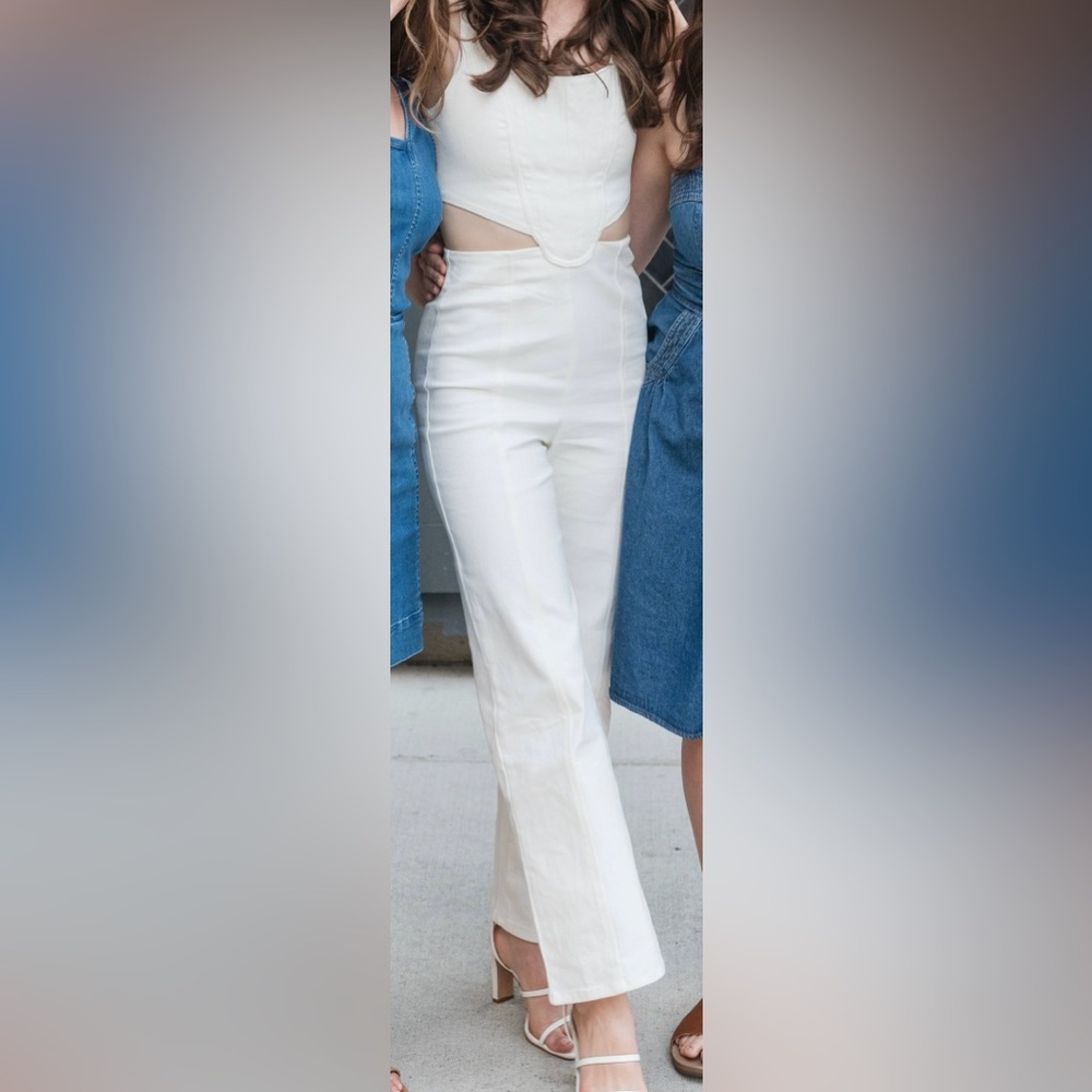 Lulu's Chic White/Cream Jumpsuit